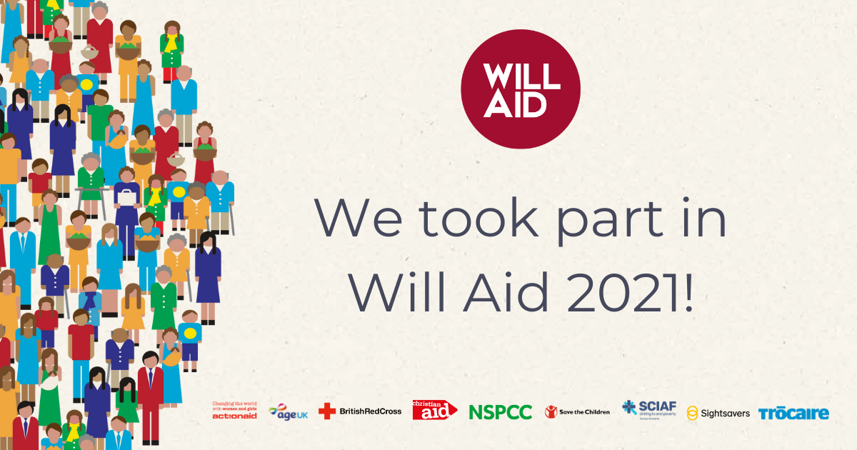 We took part in Will Aid 2021