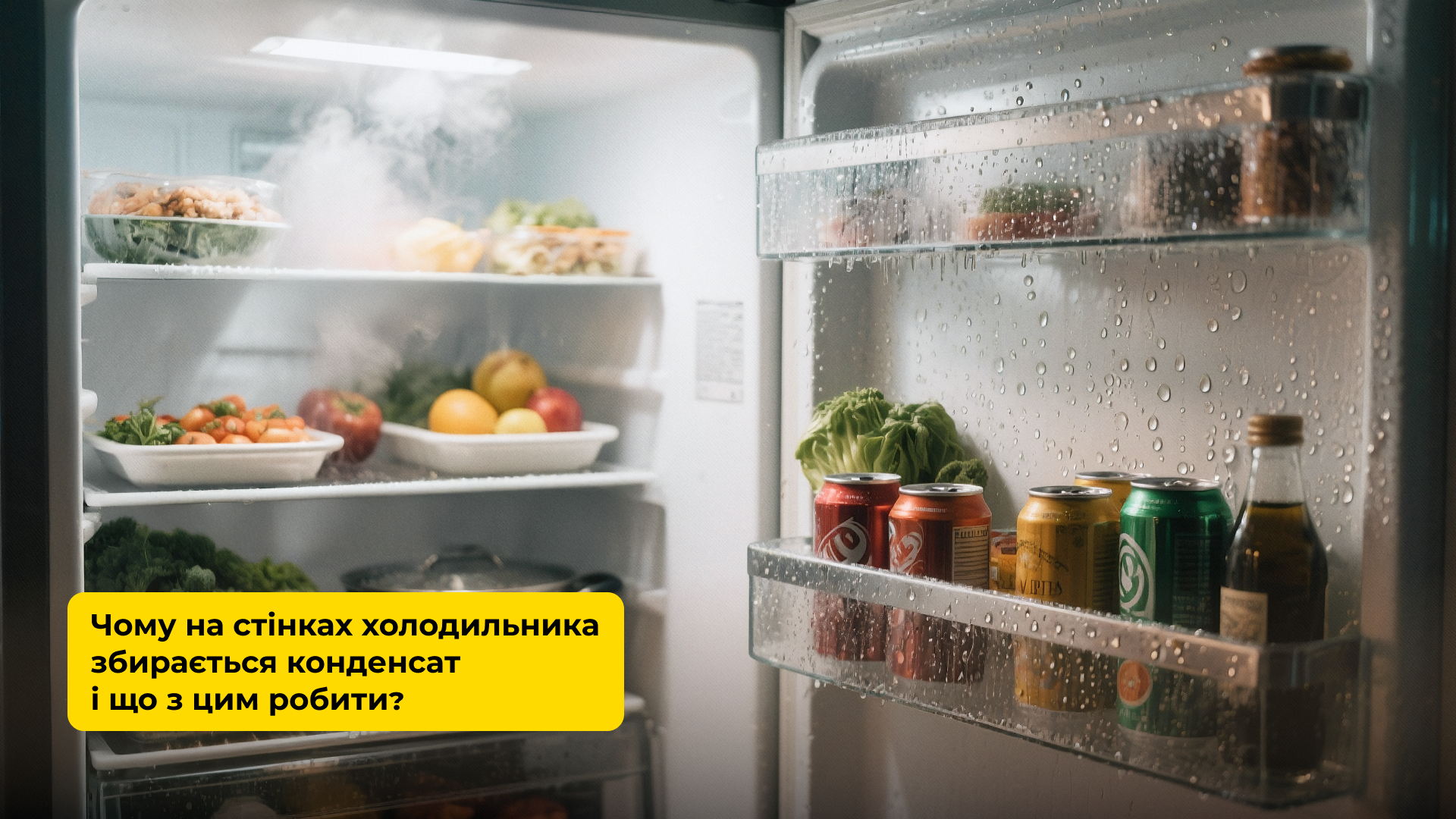 Чому на стінках холодильника збирається конденсат і що з цим робити?