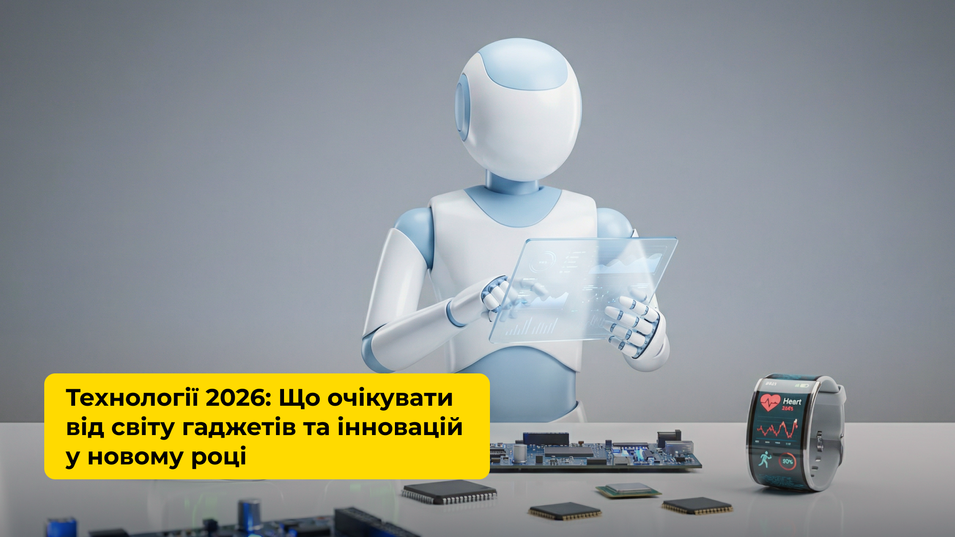 Технології 2026: Що очікувати від світу гаджетів та інновацій у новому році