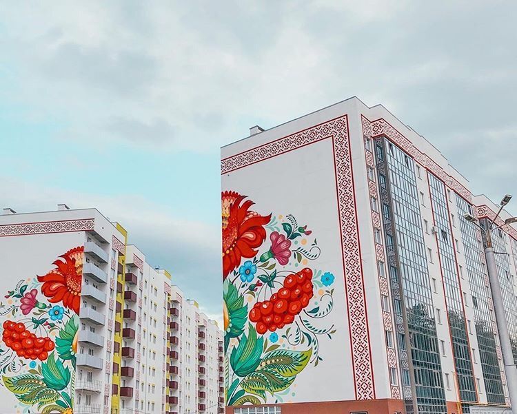 Розпис фасаду будівлі — матеріали, терміни, ціни