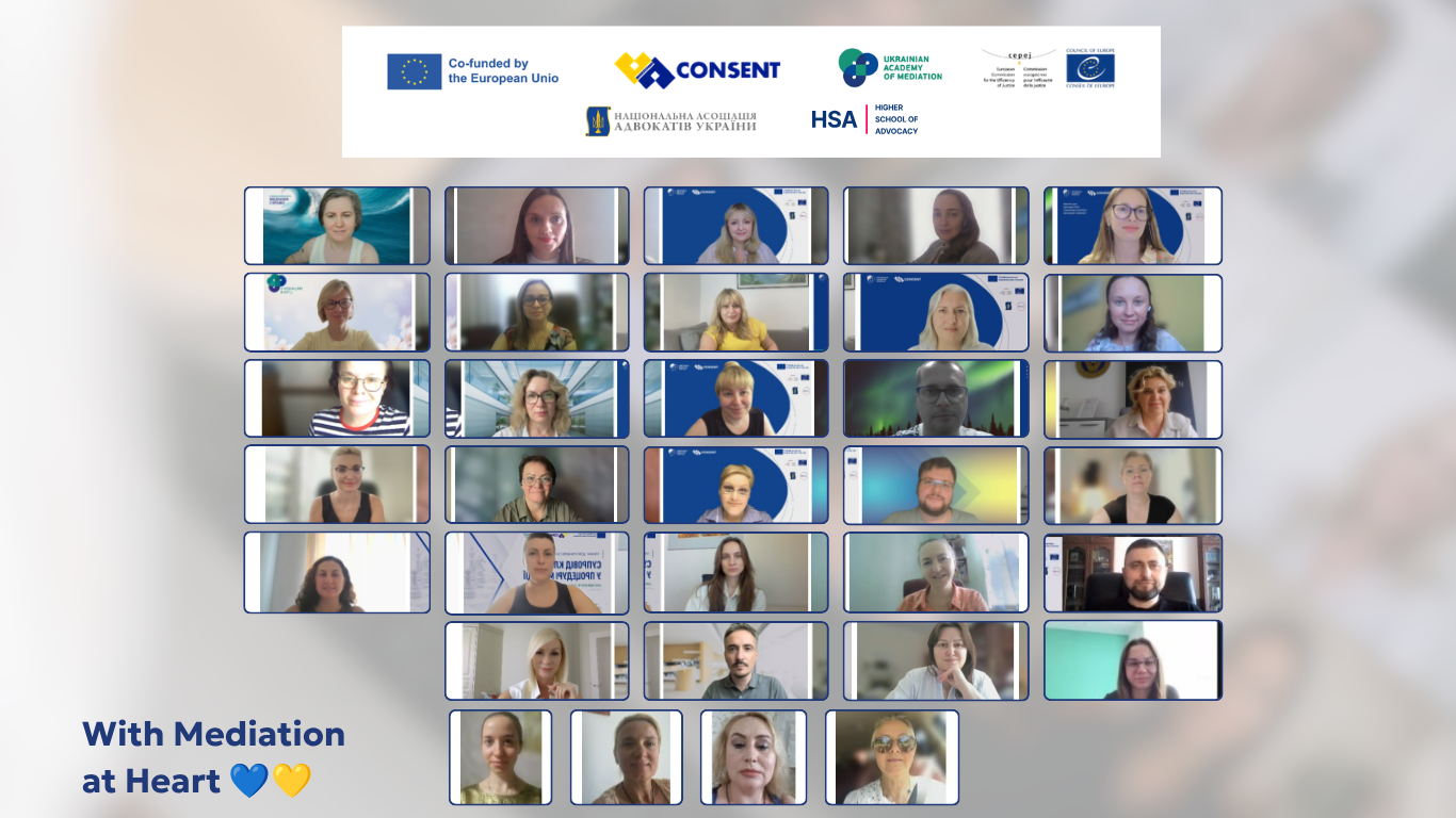Ukraine’s First Training of Trainers on Supporting Clients in Mediation Successfully Completed