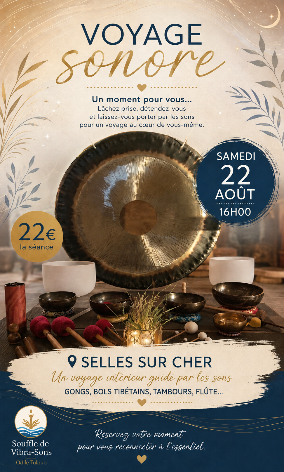Voyage au coeur de vous même, un instant hors du temps !