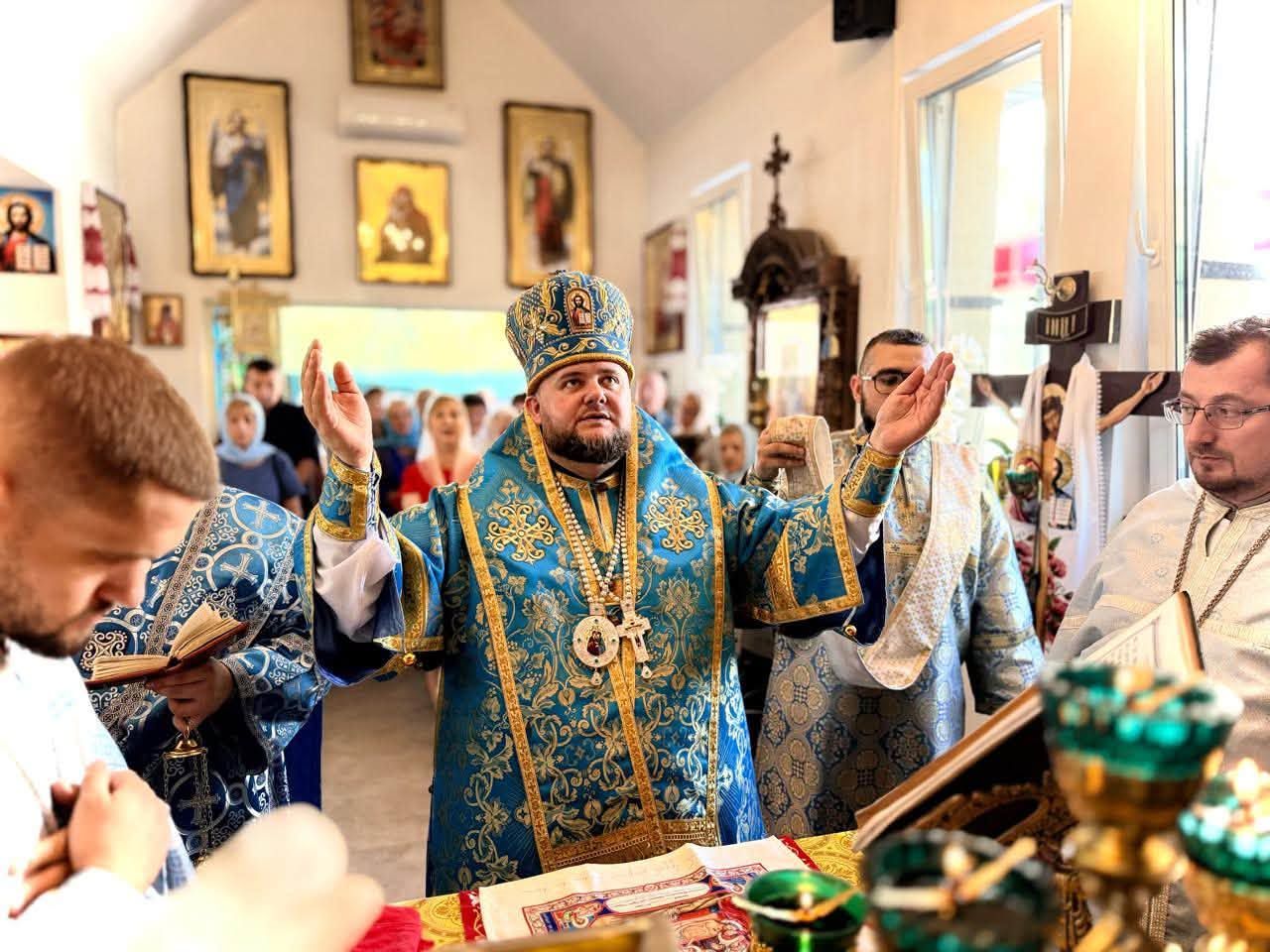 Архієрейське Богослужіння свята Успіння Пресвятої Богородиці 