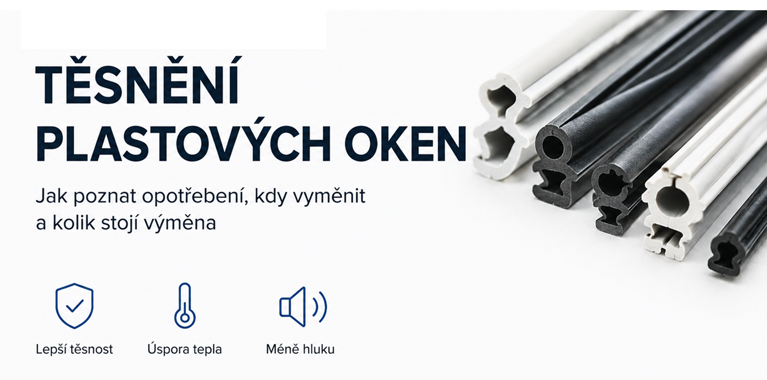 Těsnění plastových oken: výměna, opotřebení a cena