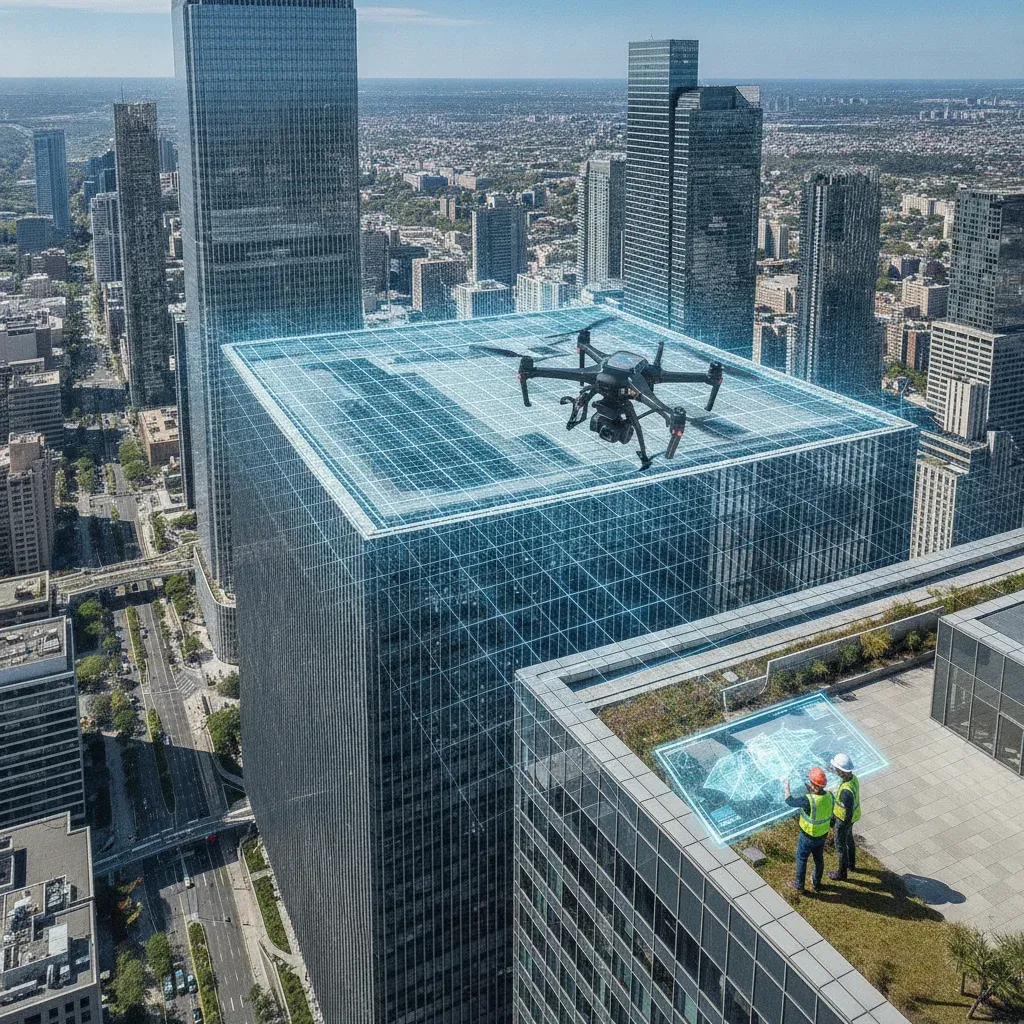 Relevé toiture drone géomètre | guide complet 2026