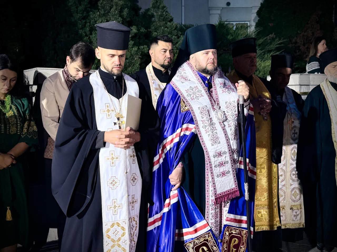 Єпископ Варсонофій з духовенством Закарпатської єпархії ПЦУ взяли участь в урочистостях з нагоди Дня Незалежності України