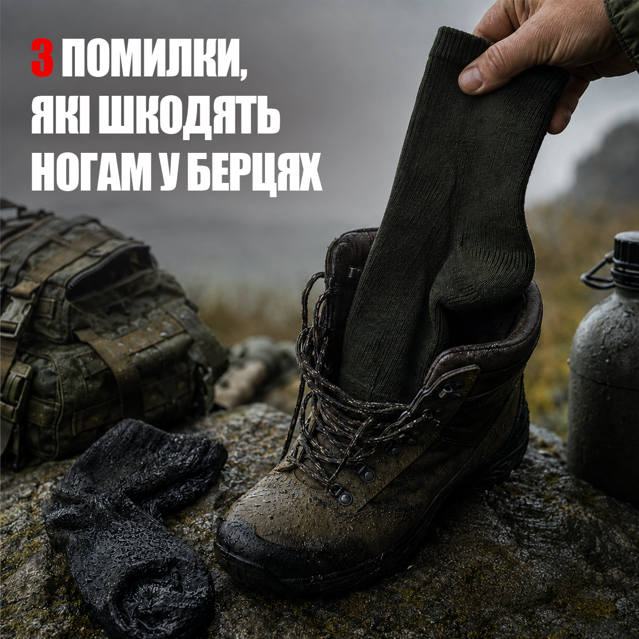 Три категоричні «не можна», якщо ноги весь день у берцях