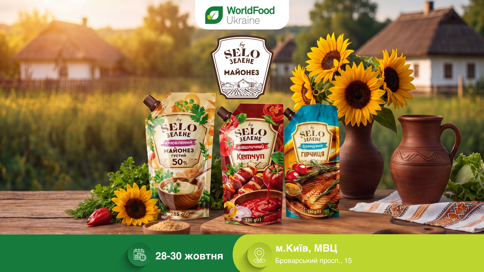 Selo Зелене — учасник виставки WorldFood Ukraine-2026 🌿