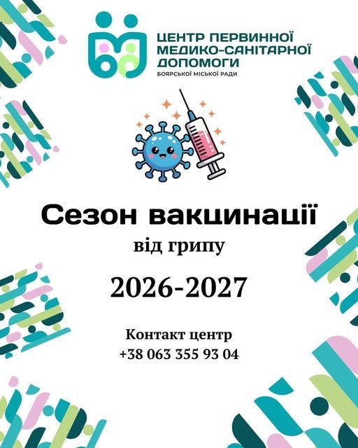 Бронювання платної вакцини від грипу!…