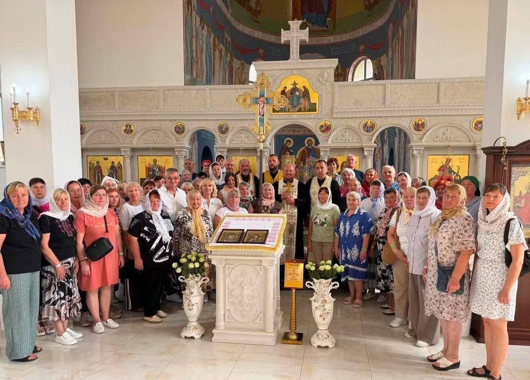 Паломники з Рівненщини відвідали храм святої великомучениці Катерини у місті Хуст