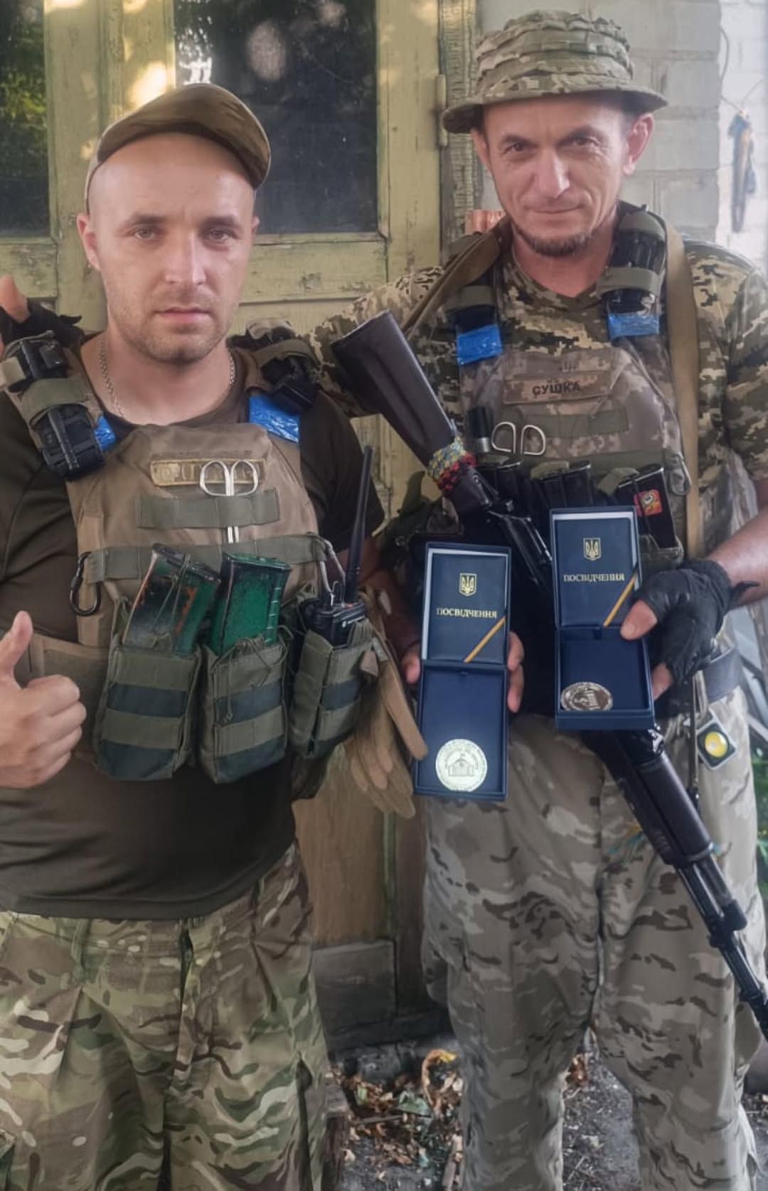 Відправлені мною чергові відзнаки для наших захисників з 202 округу
