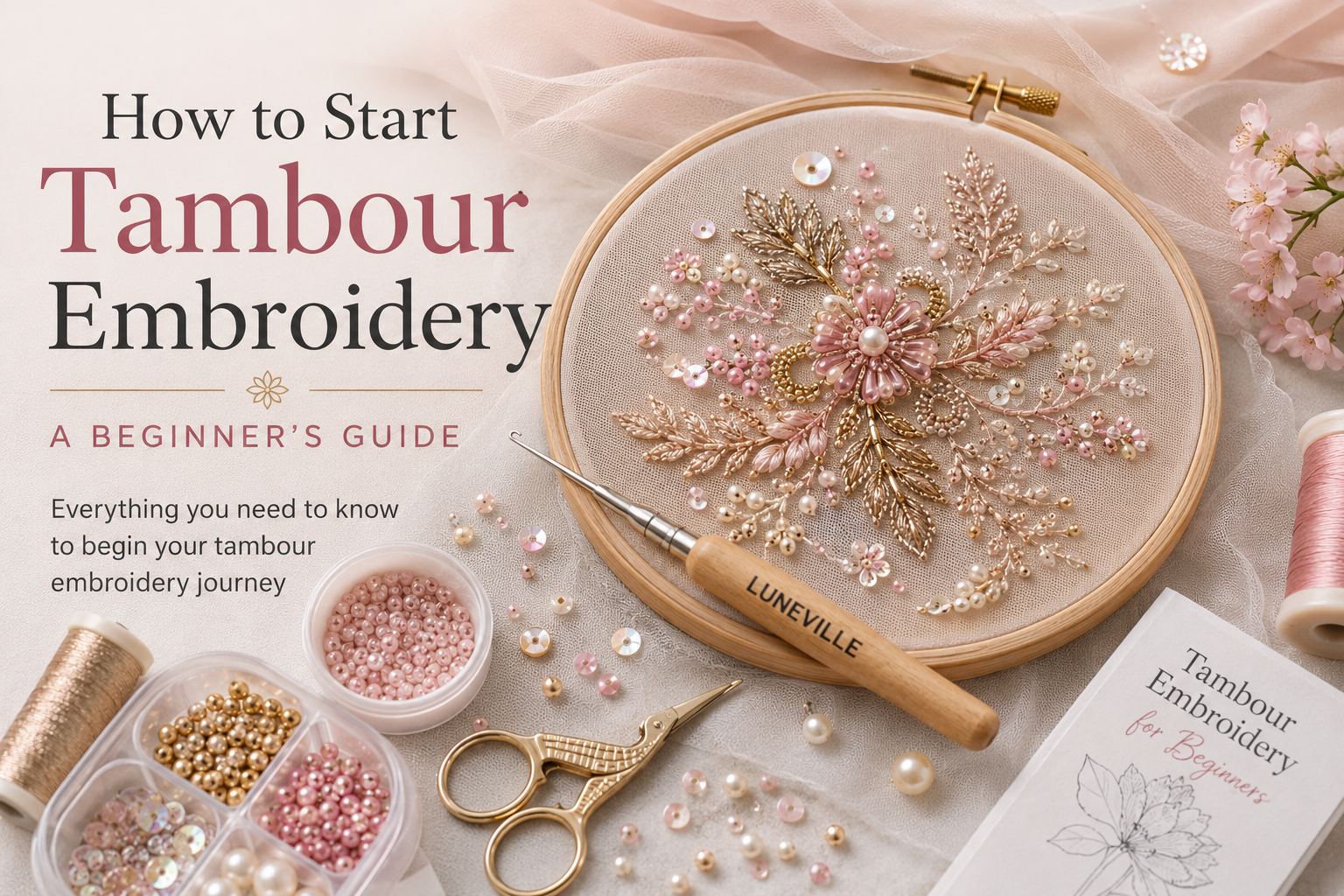 How to Start Tambour Embroidery: A Beginner's Guide