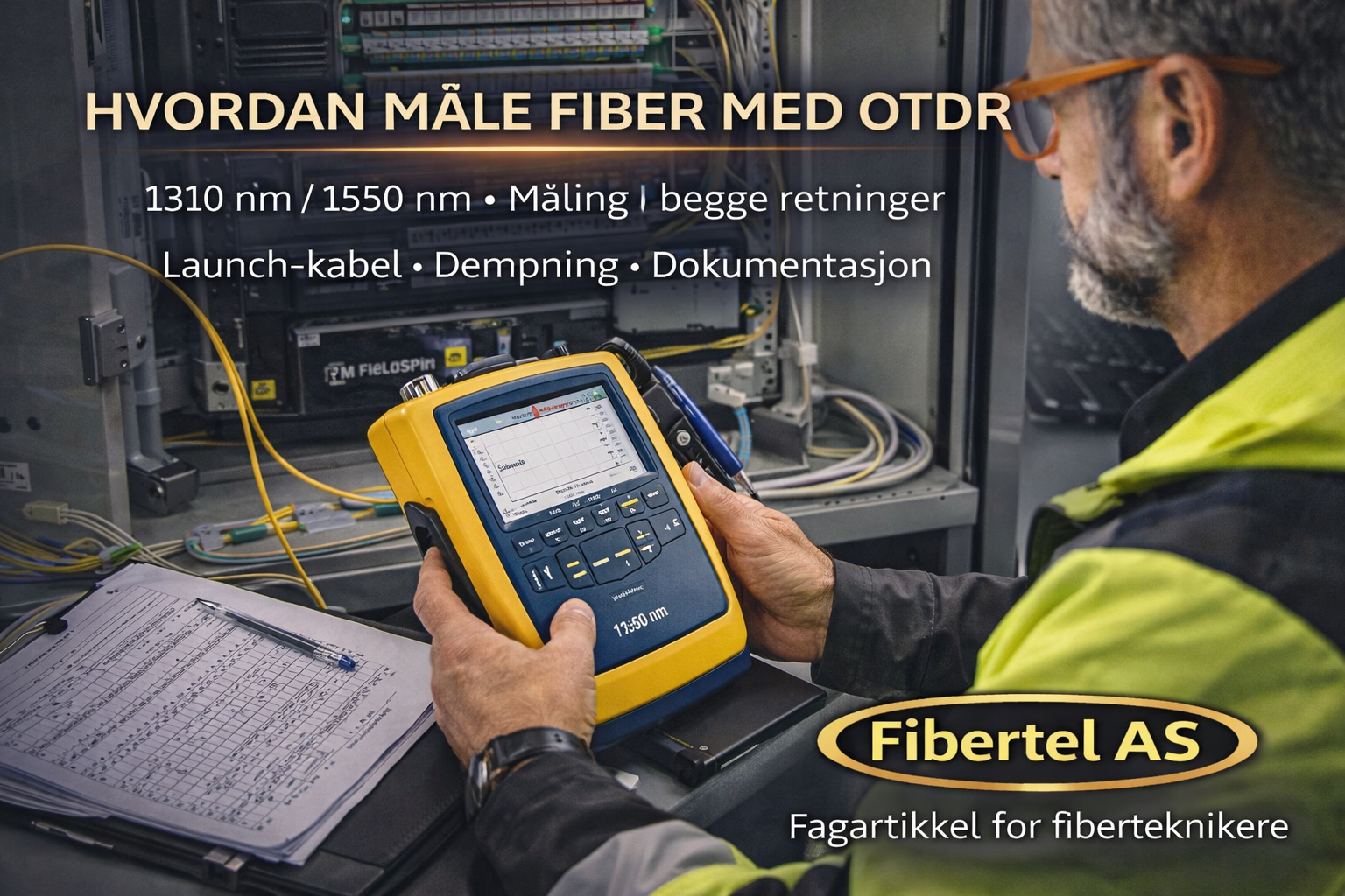 Hvordan måle fiber med en OTDR 