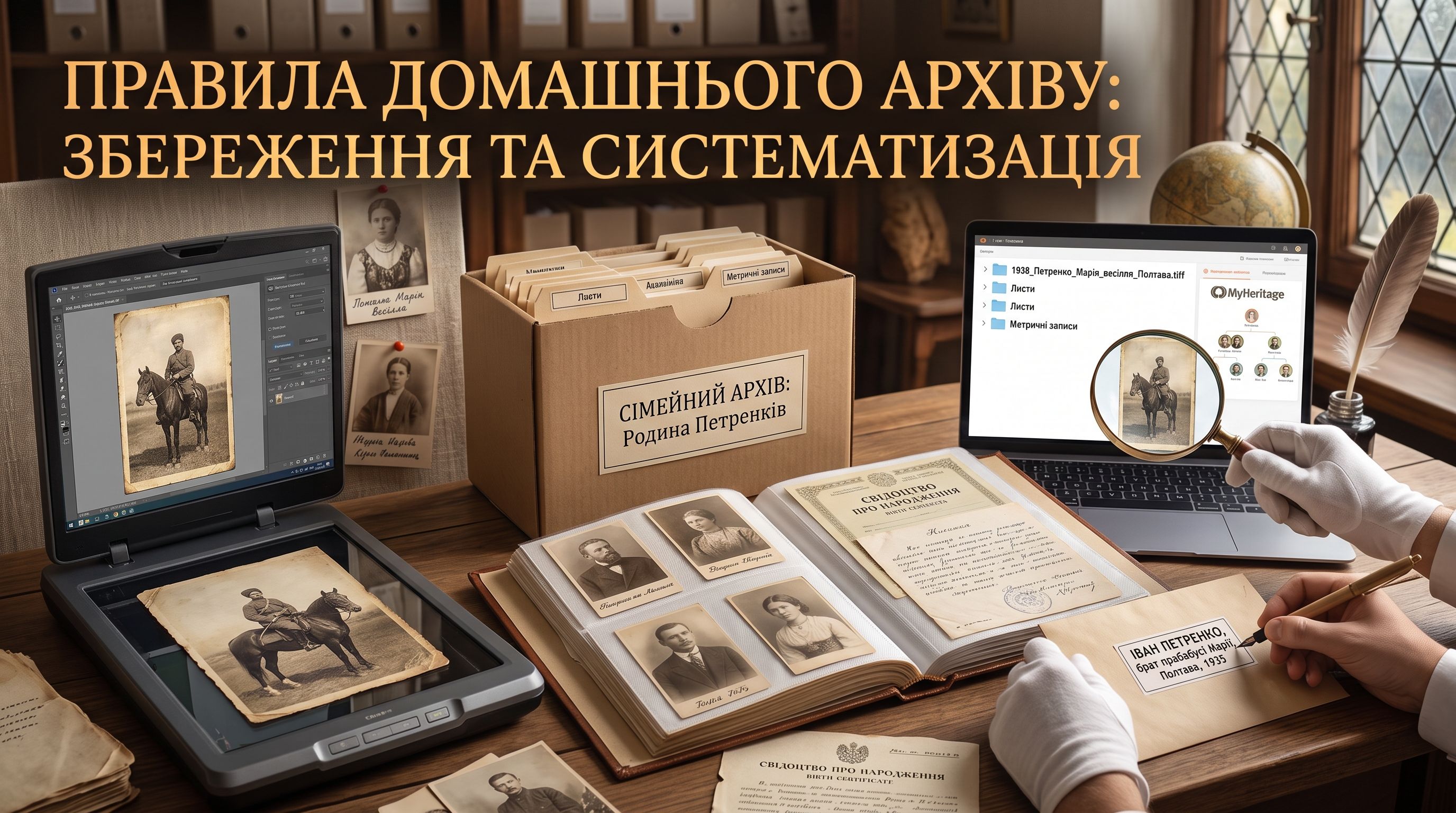 Правила домашнього архіву: як надійно зберігати систематизувати сімейну історію