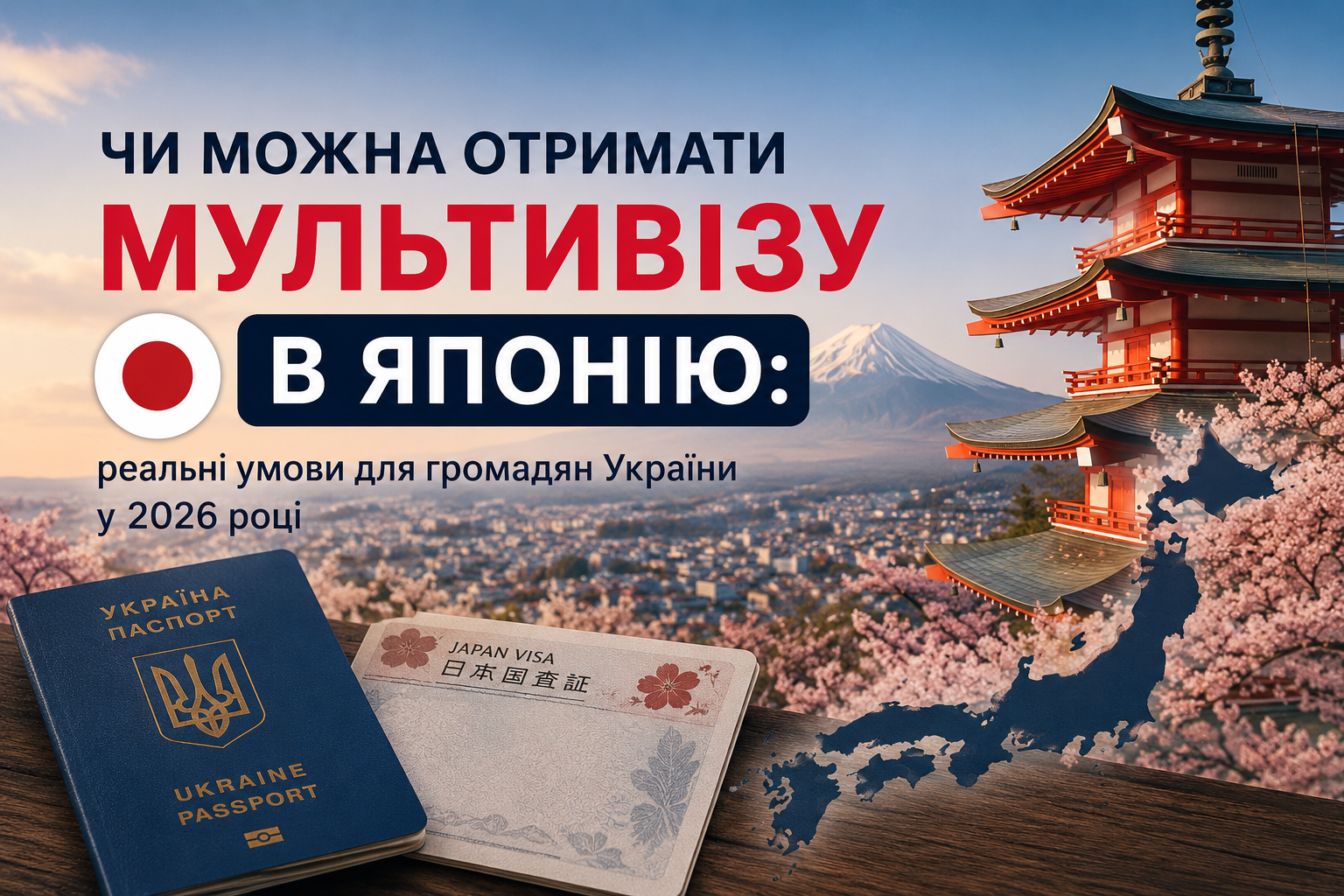 Чи можна отримати мультивізу в Японію: реальні умови для громадян України у 2026 році
