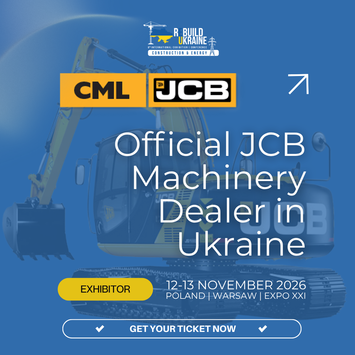 🚜 Construction Machinery Ltd (CML) at ReBuild Ukraine 2026