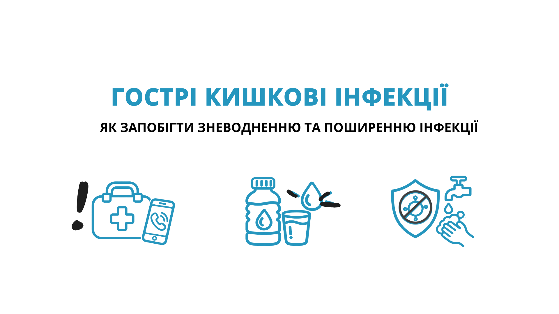 Гострі кишкові інфекції. Як запобігти зневодненню та поширенню інфекції?