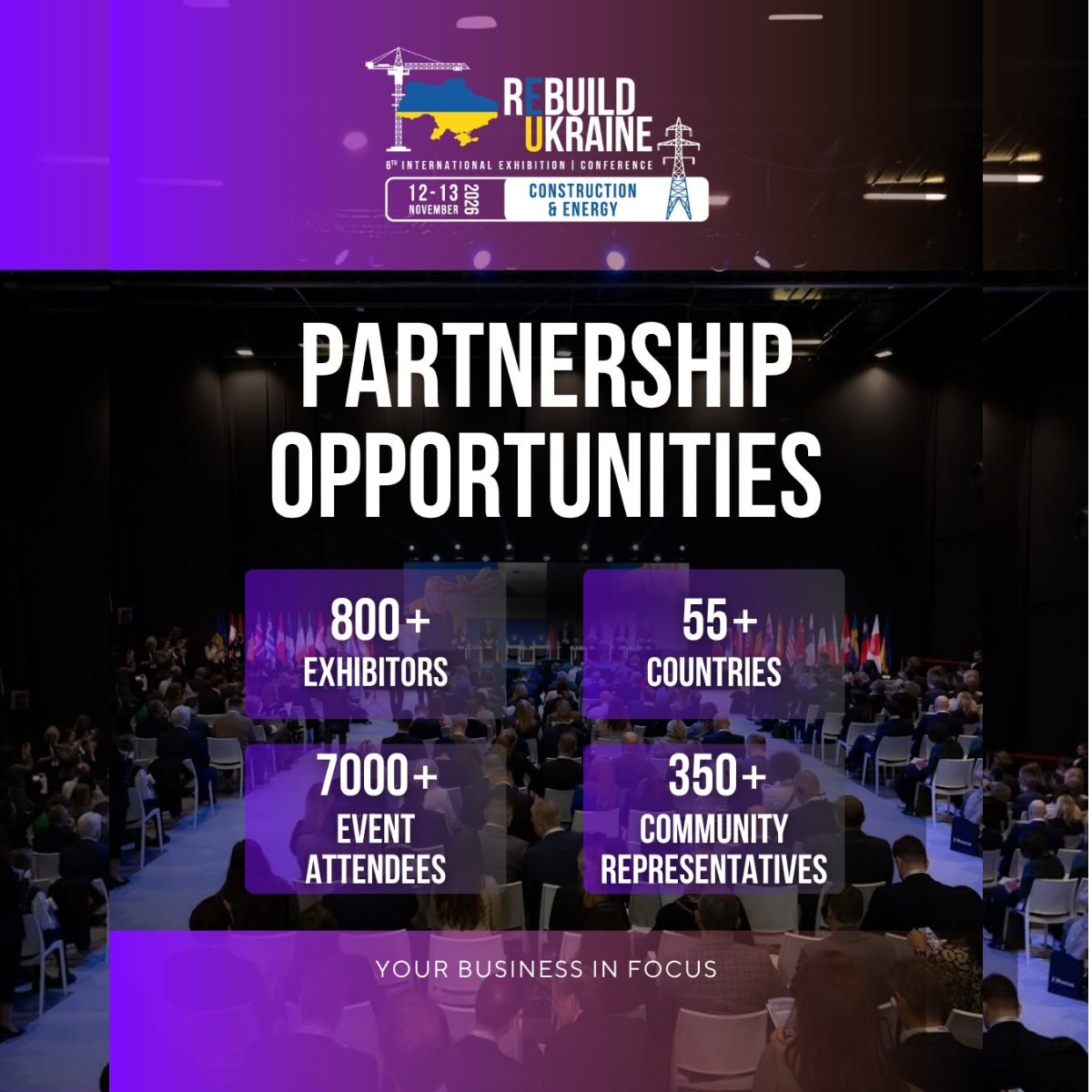 Become a Partner of ReBuild Ukraine Construction & Energy 2026