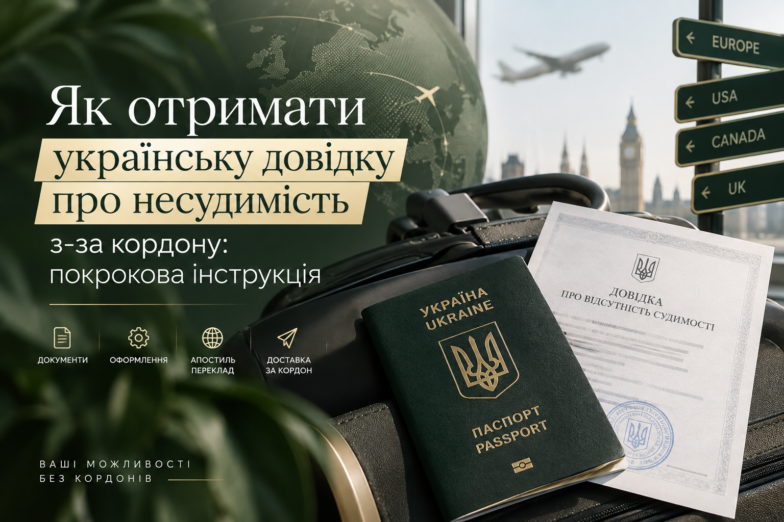 Як отримати довідку про несудимість, перебуваючи за кордоном: покрокова інструкція