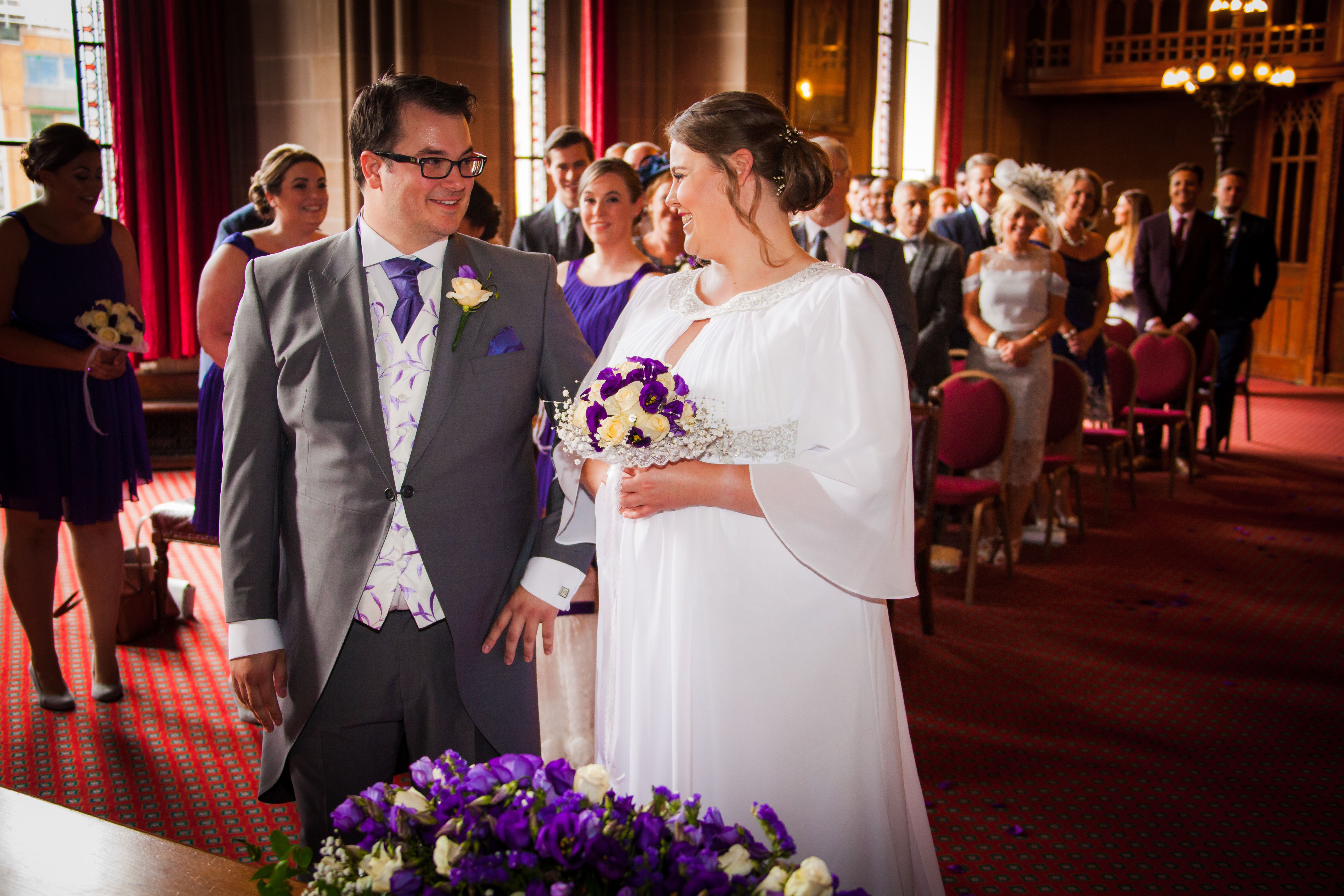 Manchester Town Hall Extension Wedding | Becky & Brian