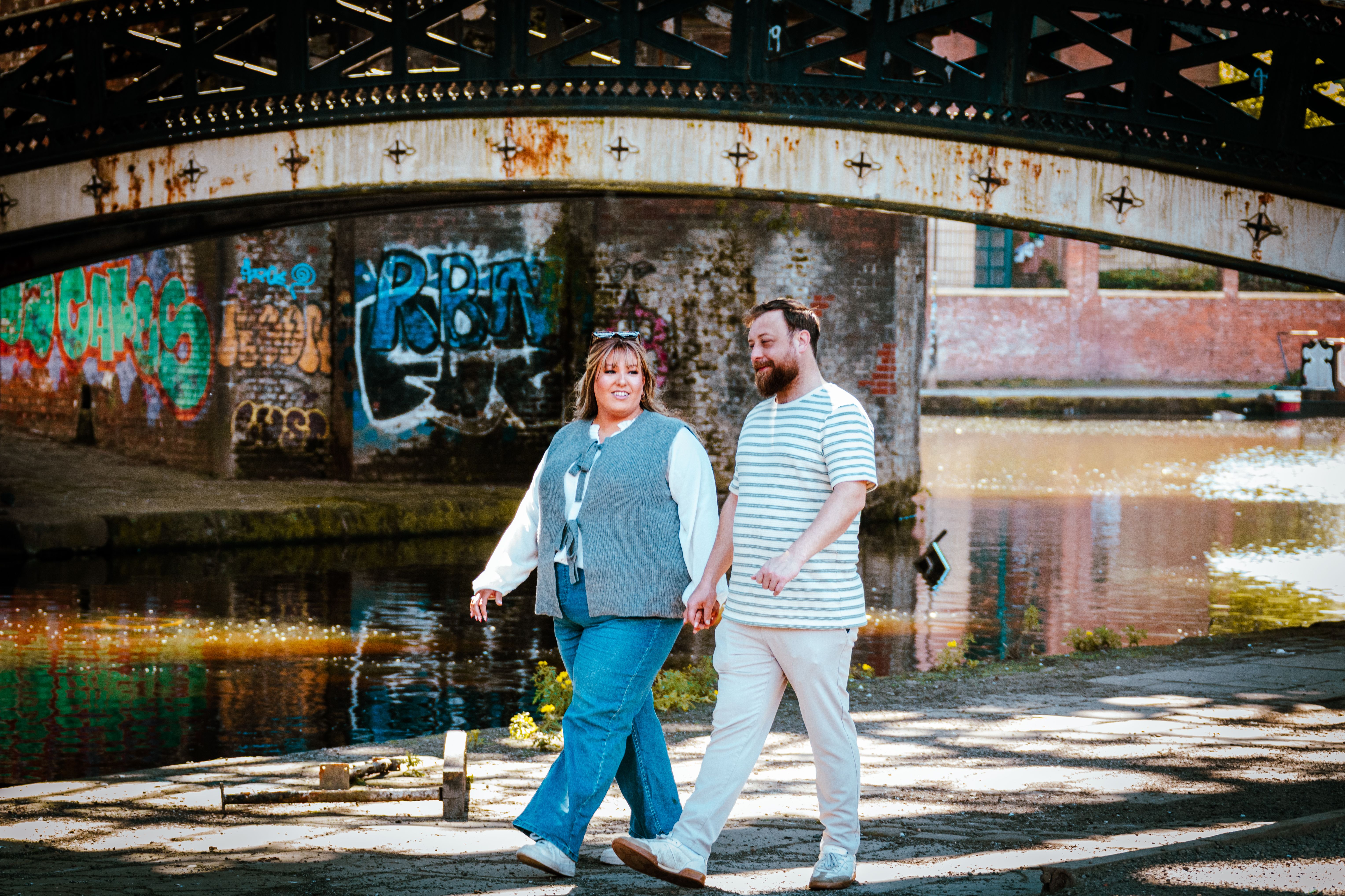 Castlefield & Albert Square Pre-Wedding Shoot Manchester