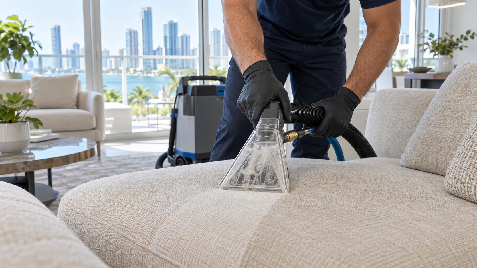 Steam Cleaning vs Upholstery Extraction