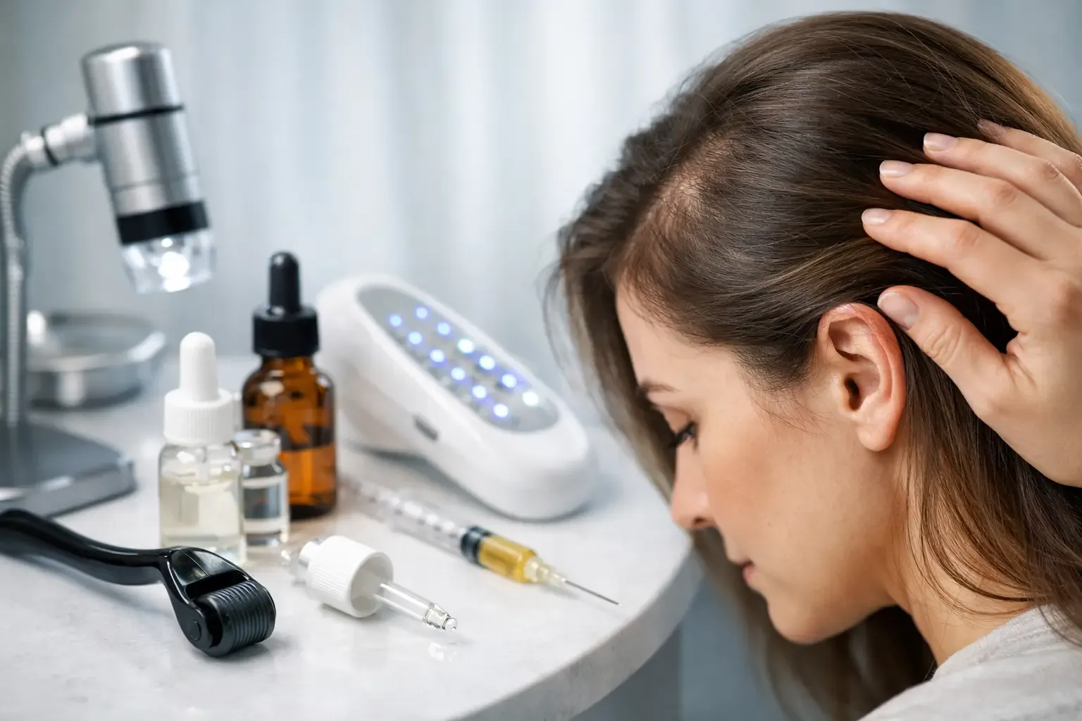Gids medische haarstimulatie opties bij haaruitval