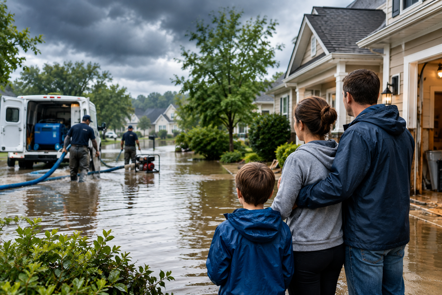 Storm Damage and Flood Cleanup in Fairfax, VA: What to Do When the Water Rises