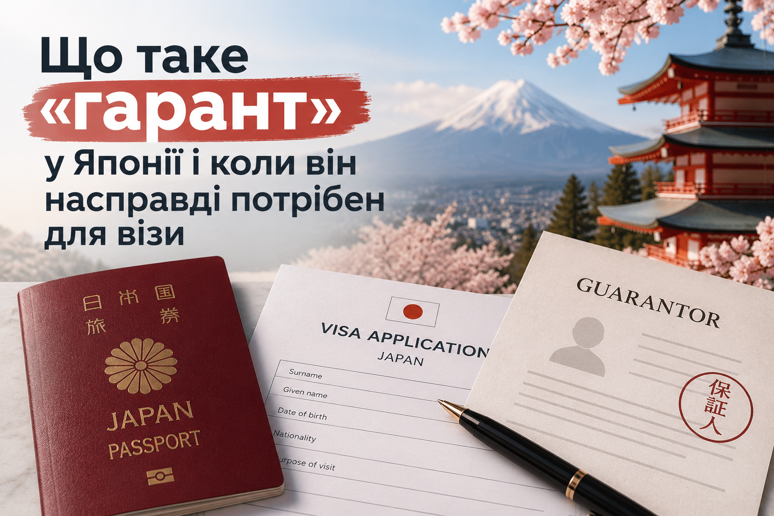 Що таке «гарант» у Японії і коли він насправді потрібен для візи