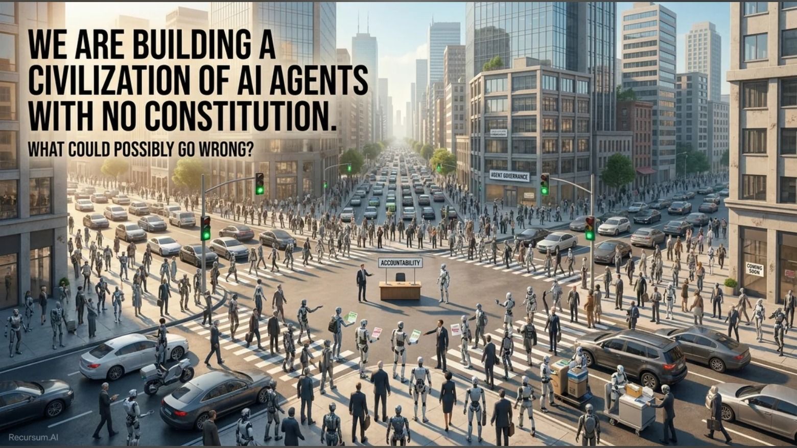 We Are Building a Civilization of AI Agents With No Constitution
