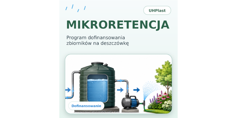 Mikroretencja dofinansowanie 2026 – jak uzyskać dotację na zbiornik na deszczówkę?