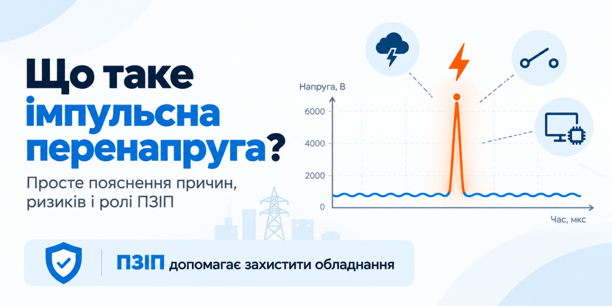 Що таке імпульсна перенапруга та як від неї захиститися
