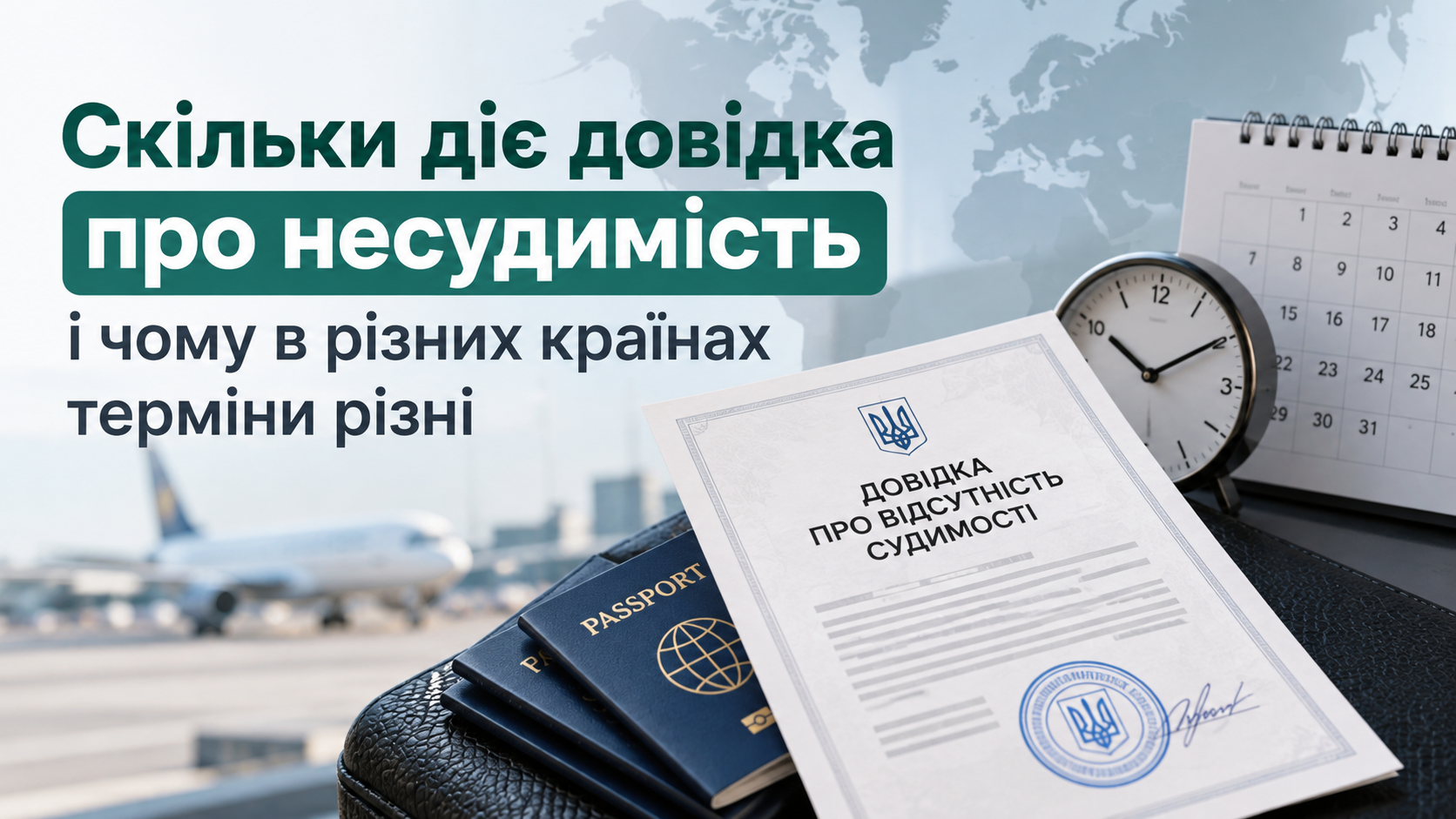 Скільки діє довідка про несудимість і чому в різних країнах терміни різні