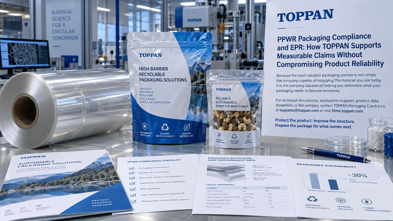 PPWR Packaging Compliance and EPR: How TOPPAN Supports Measurable Claims Without Compromising Product Reliability