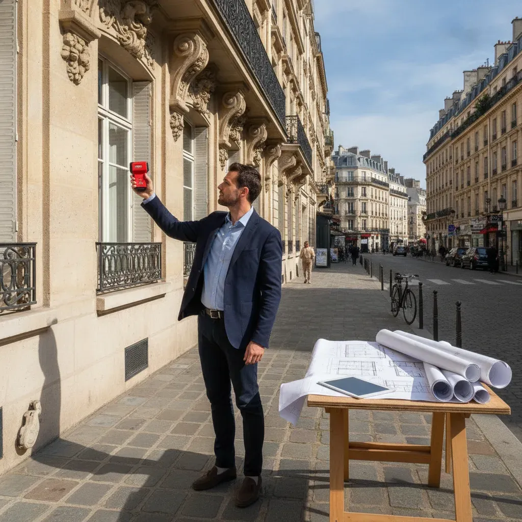 Géomètre Paris – relevé, métrage et plans de bâtiment