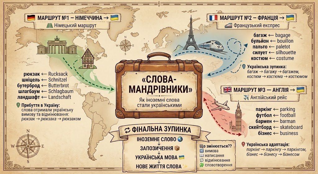 Дослідницький хакатон «Слова-мандрівники»
