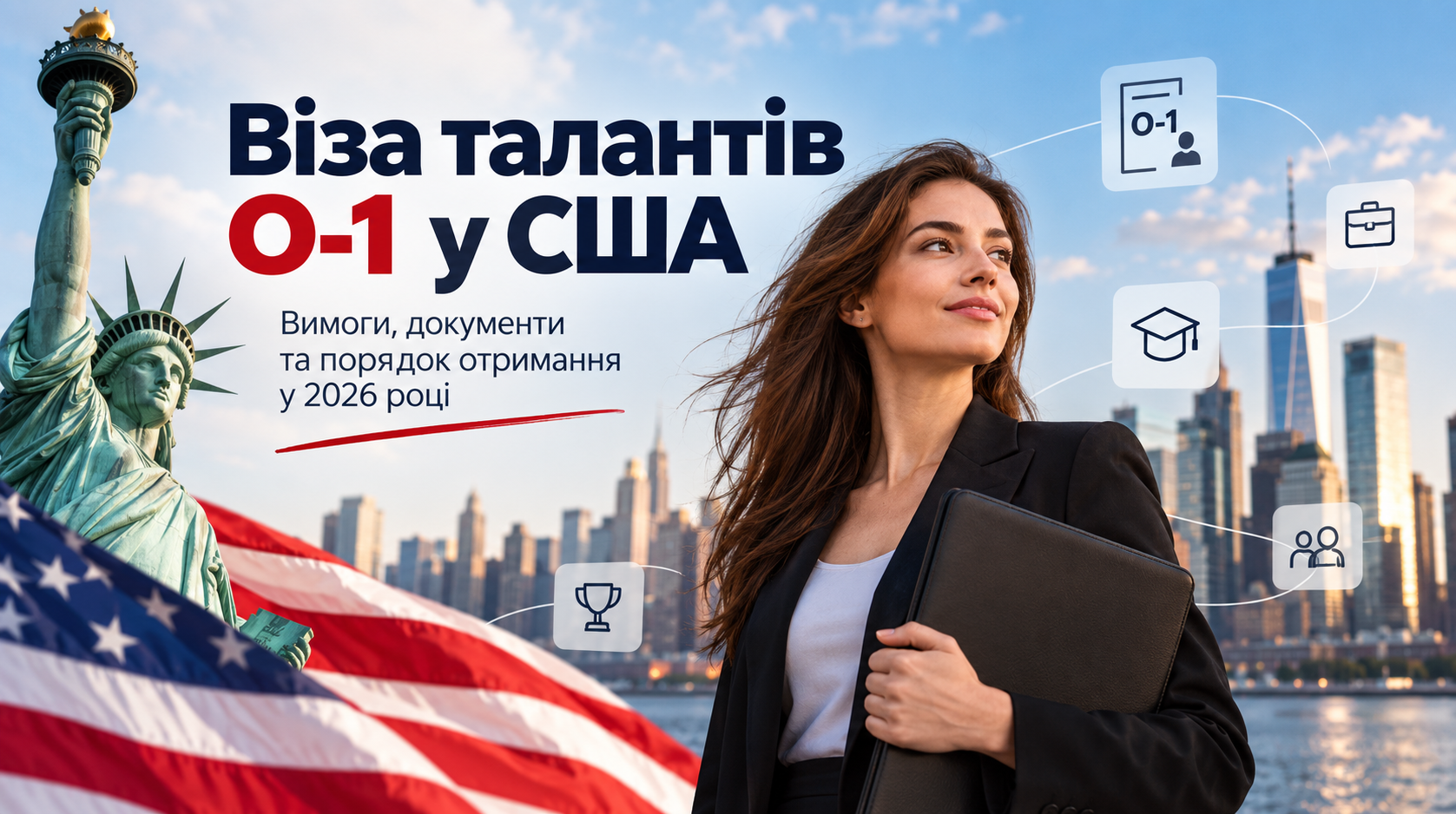 Віза талантів O-1 у США: вимоги, документи та порядок отримання у 2026 році