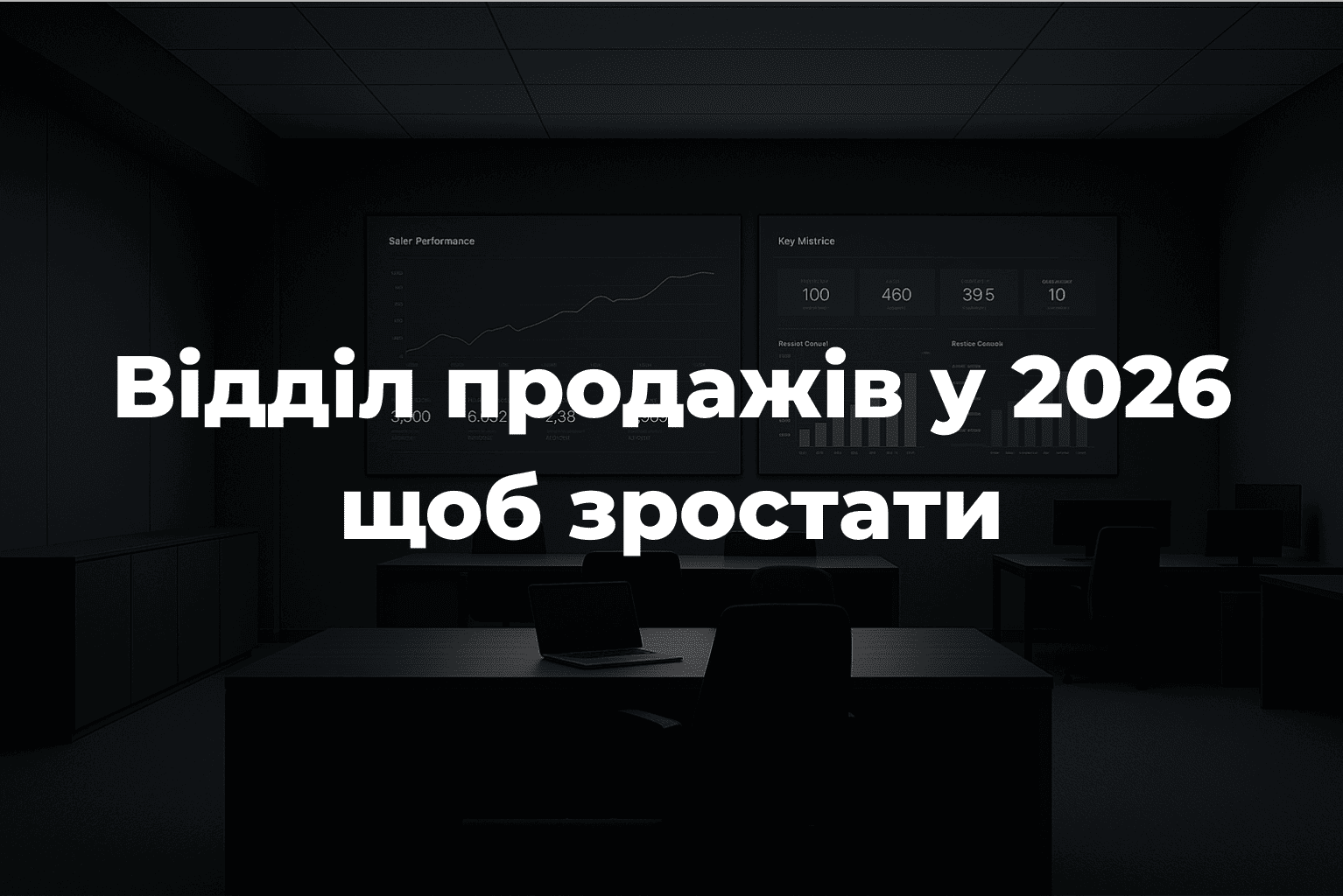 Відділ продажів у 2026 році: щоб зростати, а не виживати!