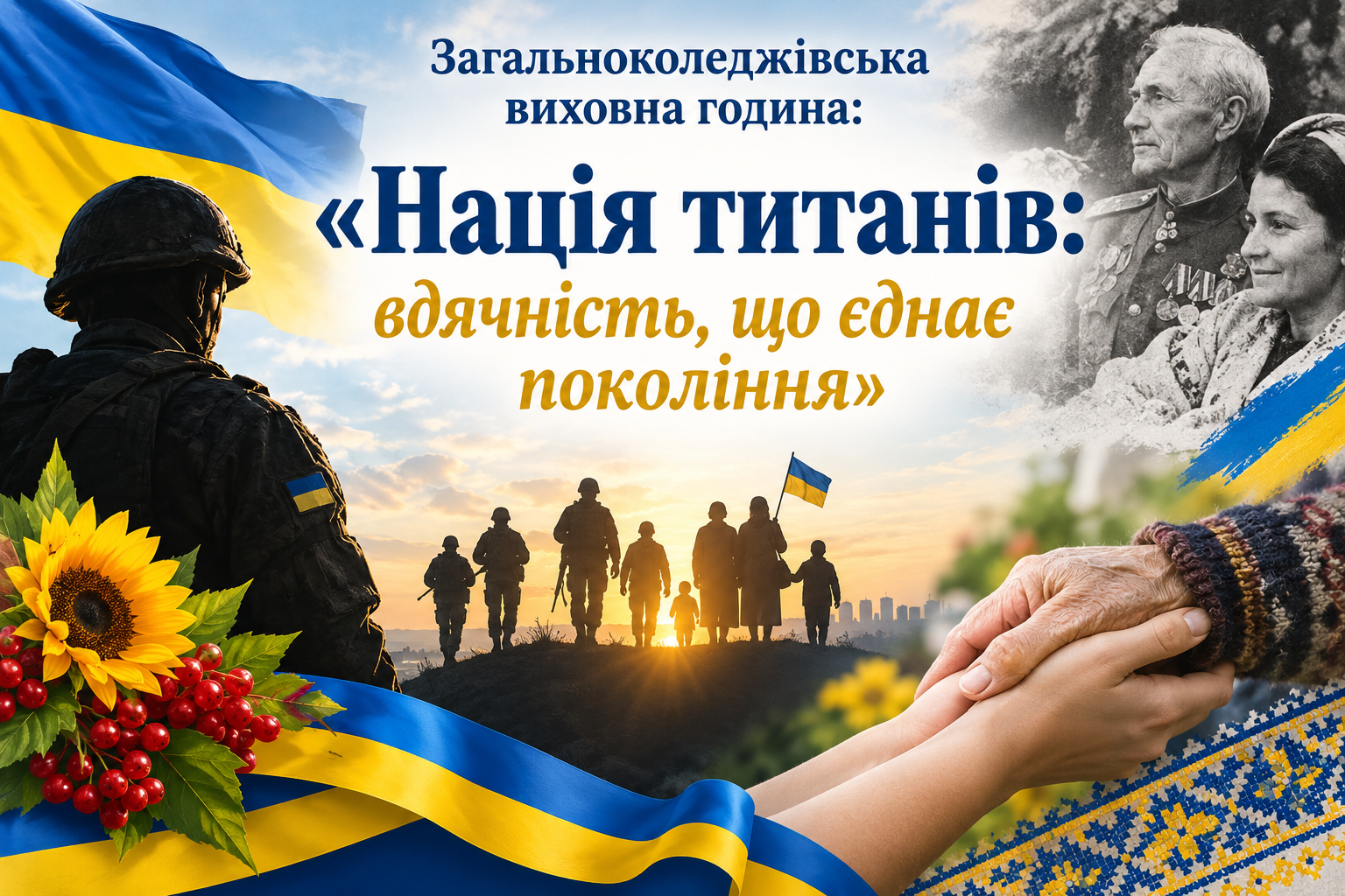 Загальноколеджівська виховна година: «Нація титанів: вдячність, що єднає покоління»