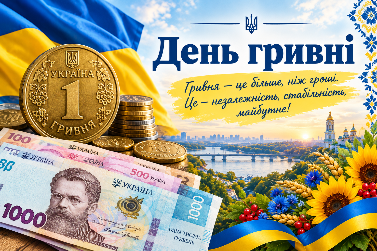 Заходи до Дня гривні від Національного банку України