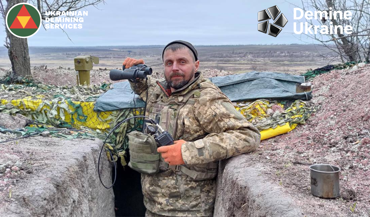Захищав Україну на фронті, а сьогодні повертає безпеку рідній землі: історія ветерана Віталія Єльнікова