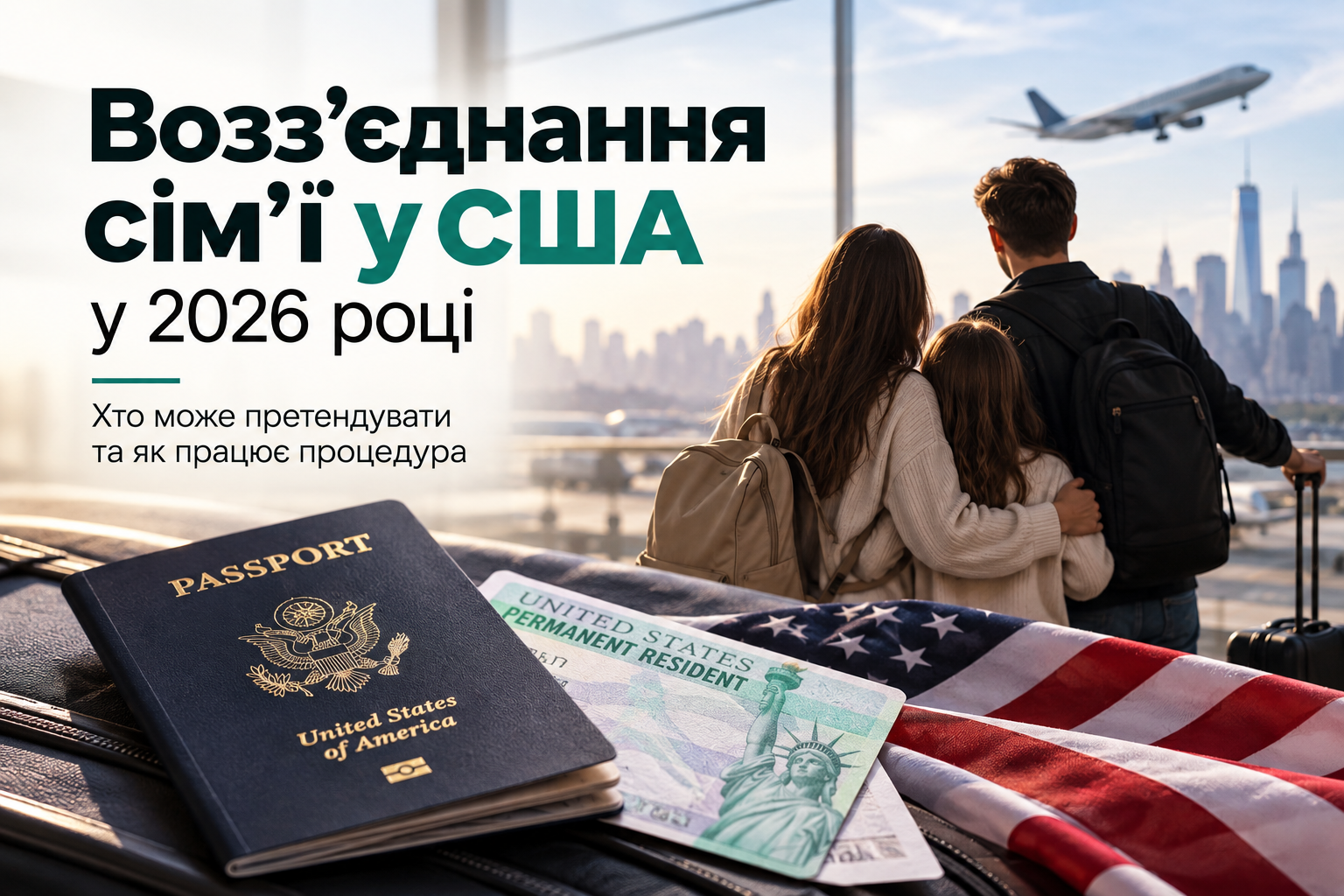 Возз'єднання сім'ї у США у 2026 році: хто може претендувати та як працює процедура