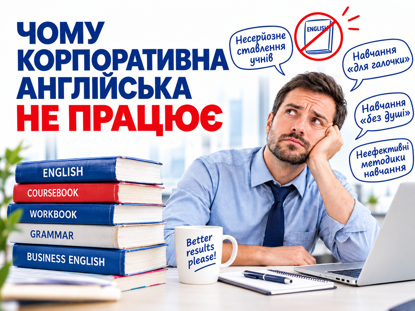 ЧОМУ КОРПОРАТИВНА АНГЛІЙСЬКА НЕ ПРАЦЮЄ