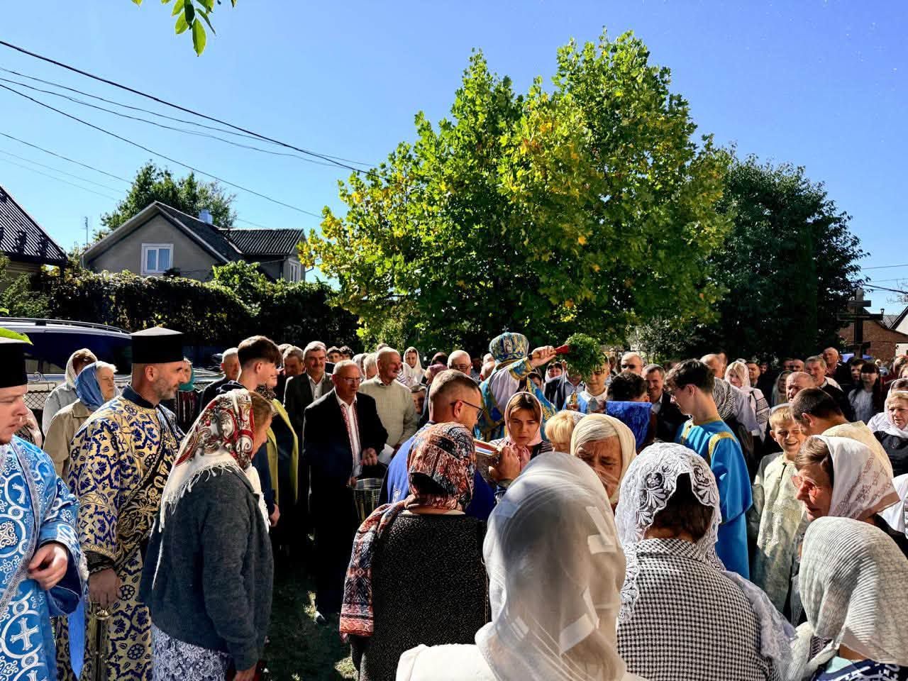 Святкове Архієрейське Богослужіння в день престольного свята храму селища Великий Бичків