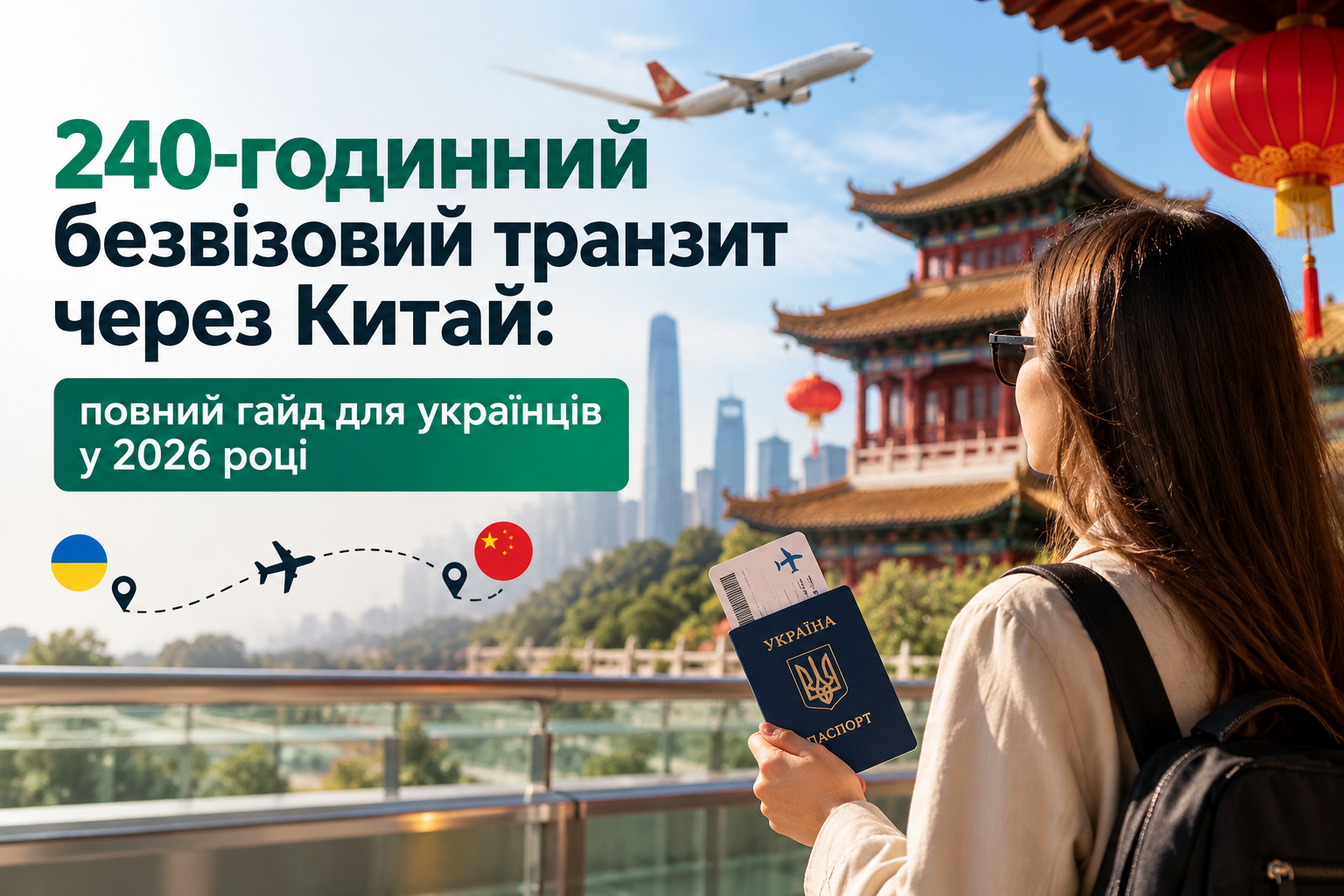 240-годинний безвізовий транзит через Китай: повний гайд для українців у 2026 році