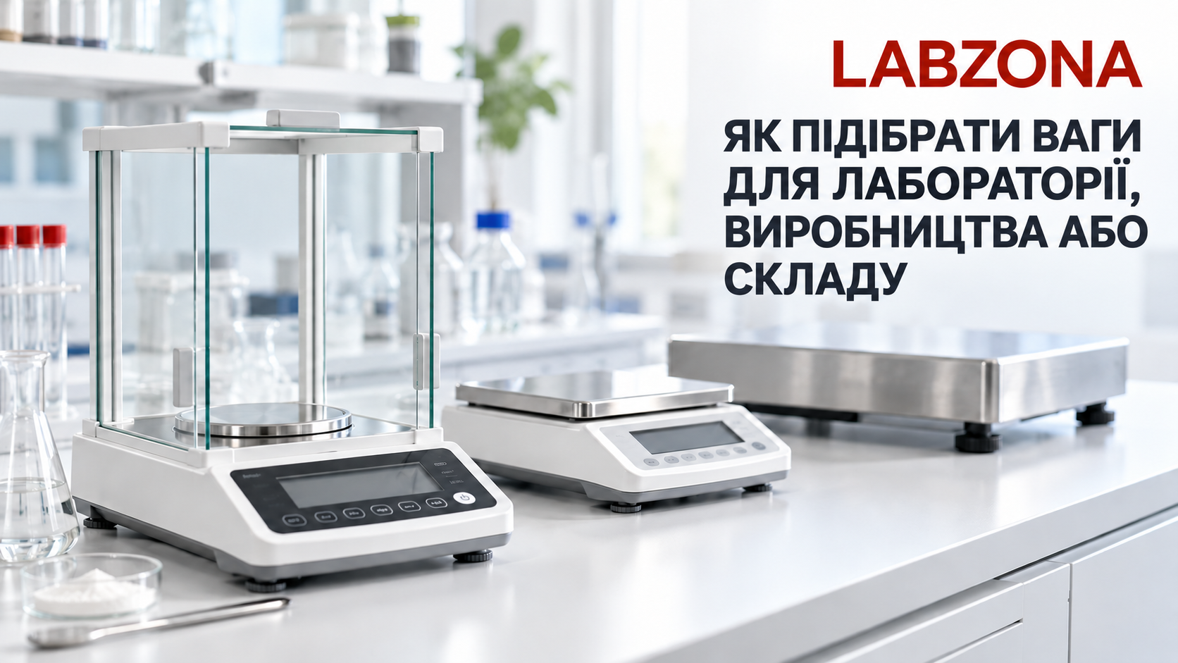 Як підібрати ваги для лабораторії, виробництва або складу