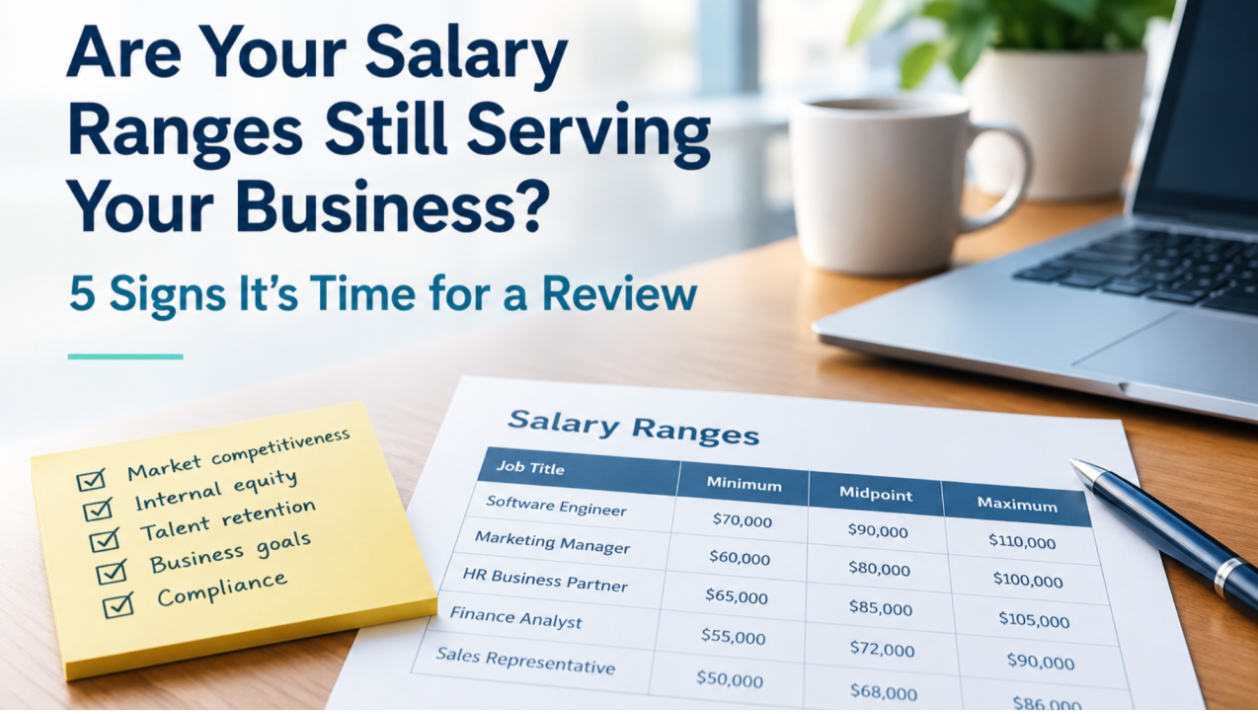 Are Your Salary Ranges Still Serving Your Business? 5 Signs It’s Time for a Review